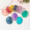 Nail Color Palette Resin Color Palette Crystal Nail Display Board Tools Nail Color Palette Resin Agate Stone Nail Art Palette
