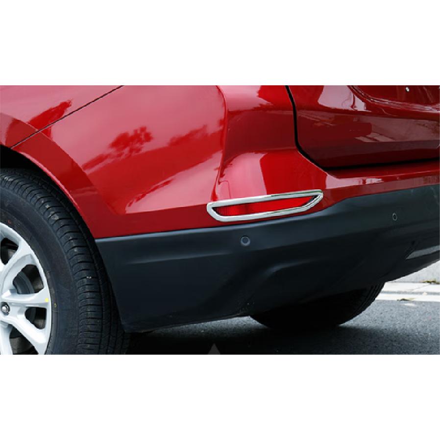 Rear Fog Light Frame Cover Trim For 2018- Chevrolet Chevy Equinox Chrome 2P