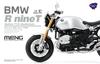 GSI Creos Monmodel Scale BMW R nineT Option 719 Aluminum Molded Plastic Model 1/9 (Multicolor Version) MMT-003V (Motorcycle)