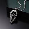 New Halloween Ghost Face Mask Horror Pendant Necklace Jewelry Gift For Women and Men