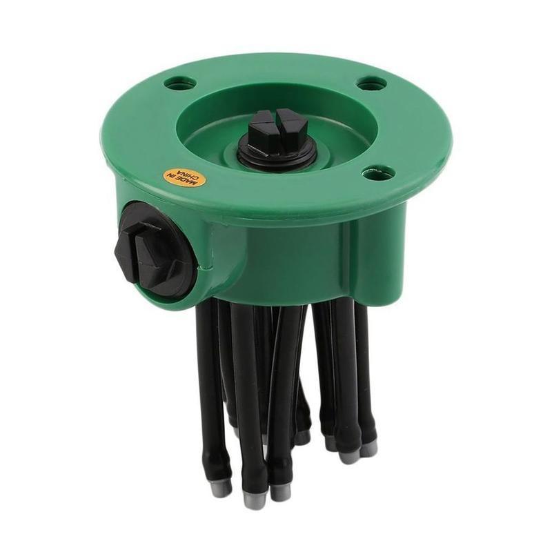 360° Flexible 12 Tubes Garden Yard Lawn Water Sprinkler Watering Sprayer System