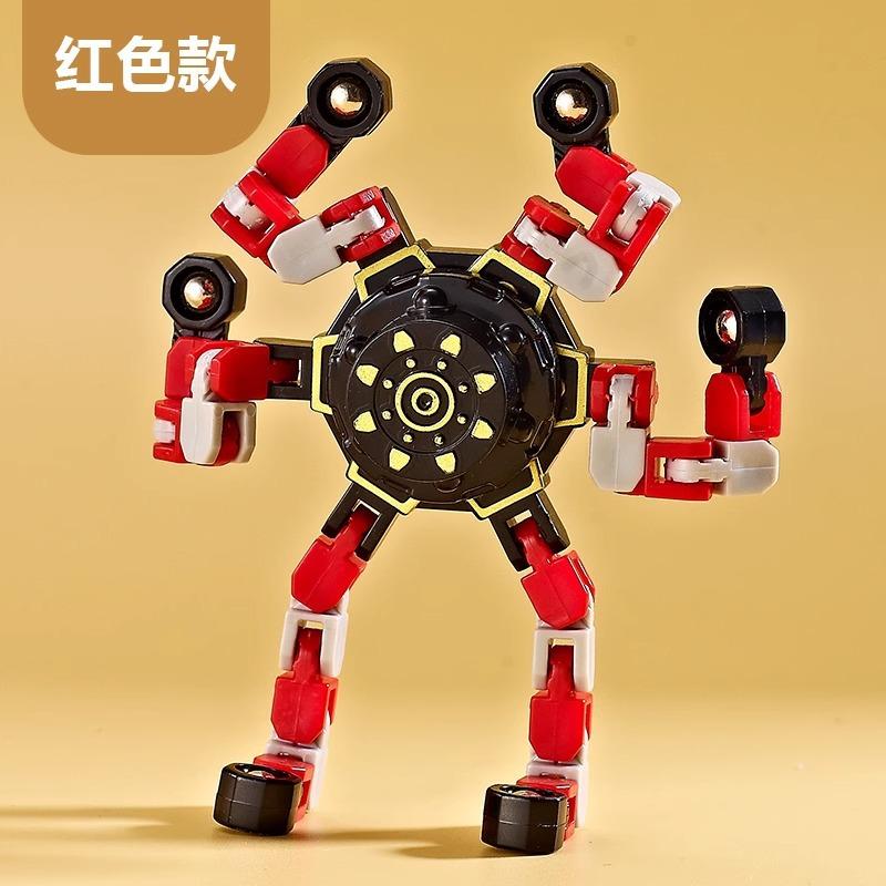 Transformable Fidget Spinner Mechanical Chain Stress Relief Toy for Kids and Adults