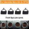Car Accessories Dashboard Air Conditioner Outlet Pick AC Vent Grille Tab Clip Repair Kit For Mercedes Benz W164 X164 ML GL
