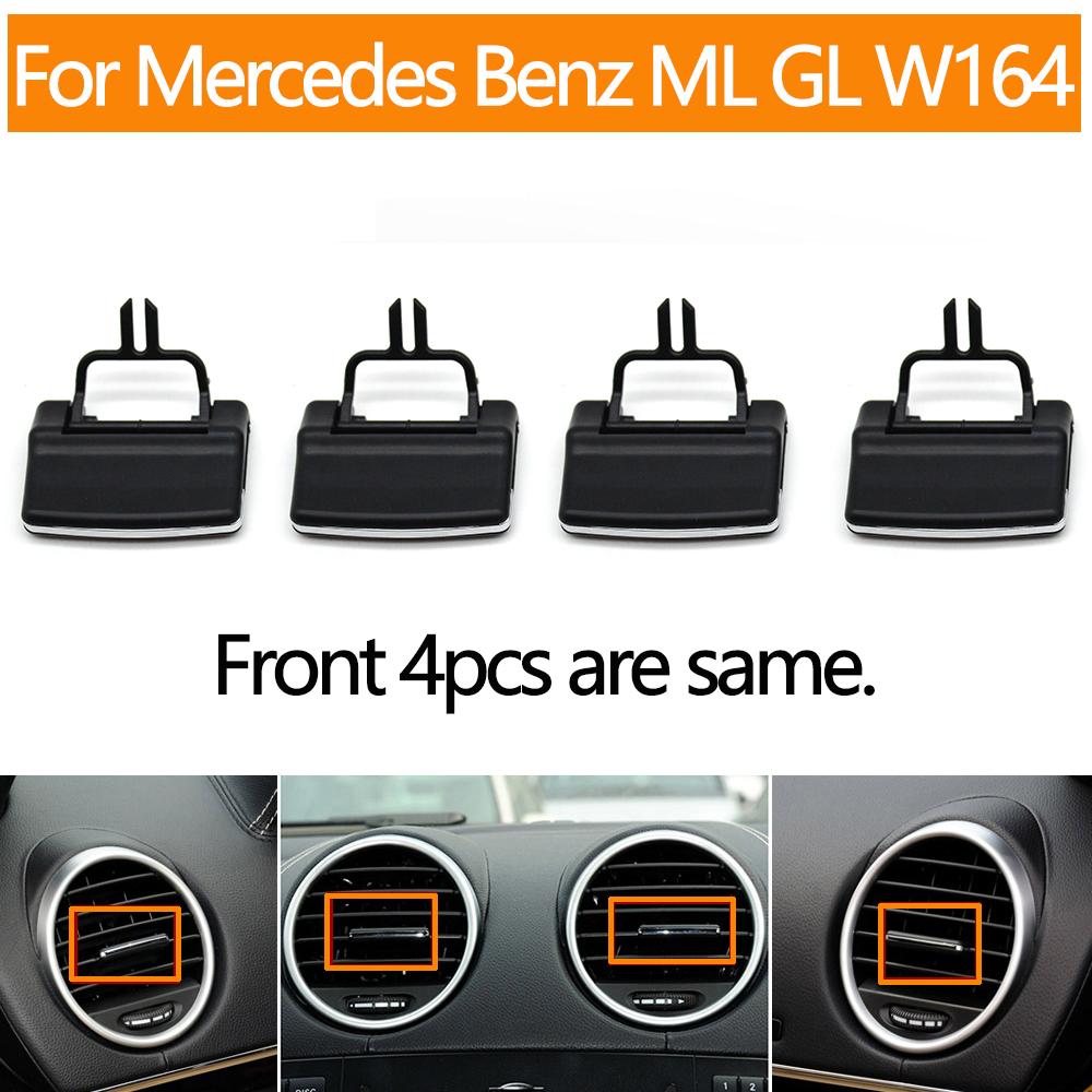 Car Accessories Dashboard Air Conditioner Outlet Pick AC Vent Grille Tab Clip Repair Kit For Mercedes Benz W164 X164 ML GL