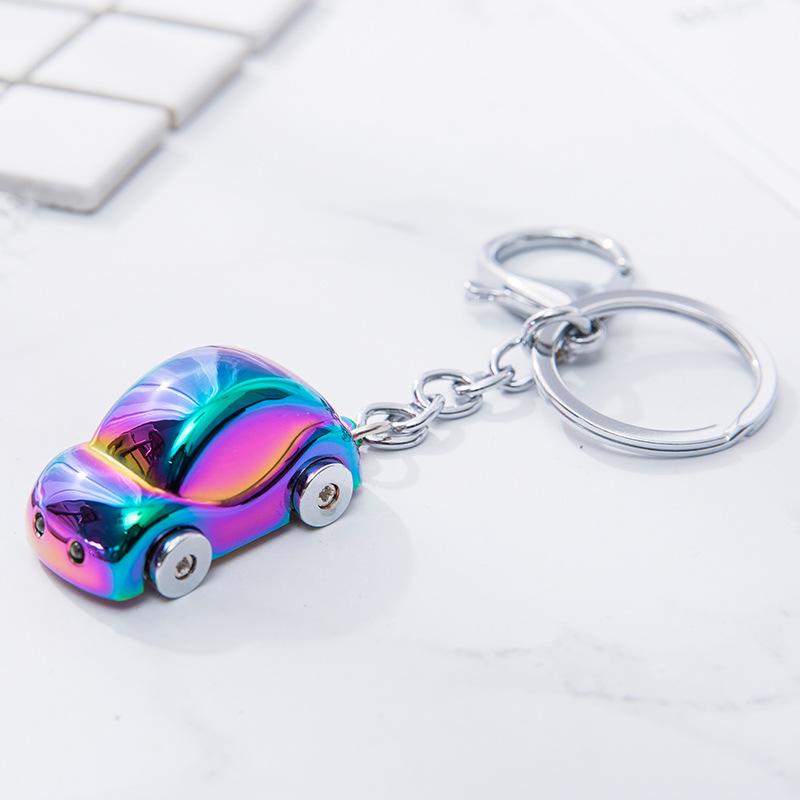 Šviečiantis cinko lydinio automobilio raktų pakabukas vyrams ir moterims kūrybiška dovana poros raktų pakabuko pakabukas Korėja mielas raktų žiedas stalo dekoracija