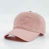 Light plate pure cotton cap men's and women's four-season sunscreen sunshade casual versatile washed baseball cap Europe and America
