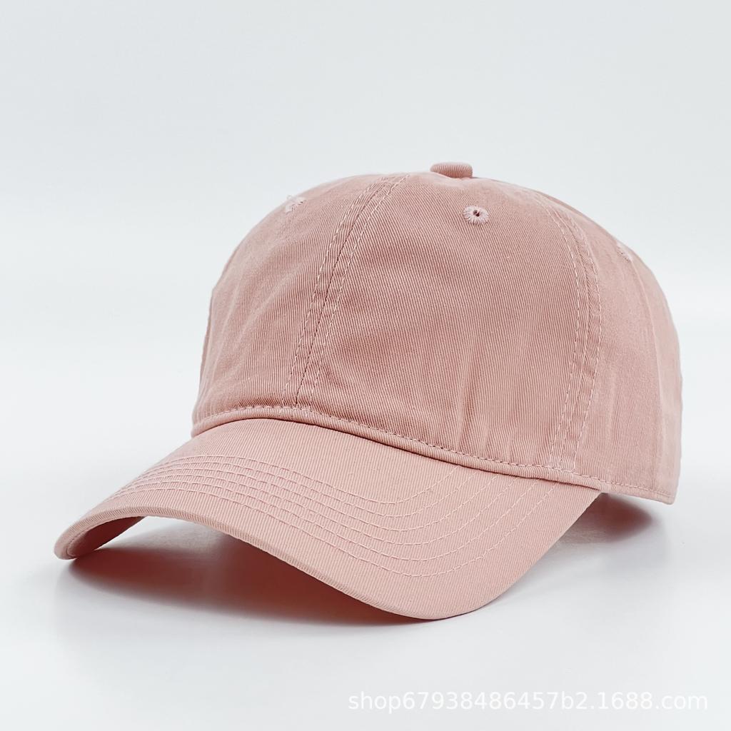 Light plate pure cotton cap men's and women's four-season sunscreen sunshade casual versatile washed baseball cap Europe and America