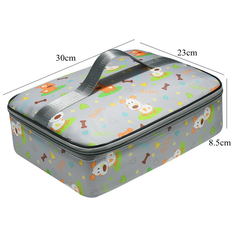 High Capacity Portable Thermal Lunch Bag Waterproof Oxford Cloth Picnic Insulated Bento Box Cooler Bags Food Storage Container