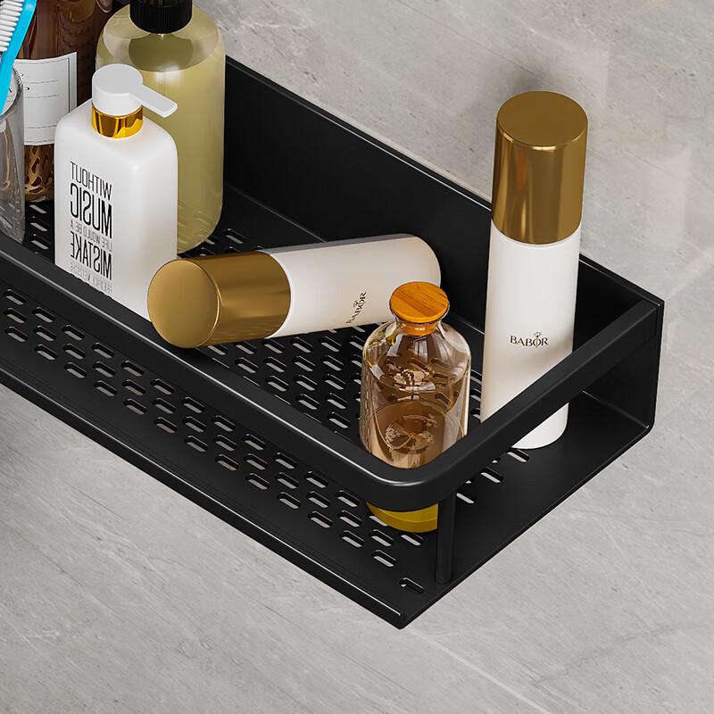 TigerSir Punch-Free Aluminum Bathroom Storage Shelf