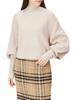 FRAY Air Wool High Neck Dolman Knit FWNT215043 BEG F I.D. Women's