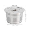 Refillable Stainless Steel Filter Cup Stainless Steel Coffee Pods Replacement  For Tchibo Machines