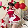 Sexy Red Cheongsam Christmas Costume Costume Bunny Maid Nightclub Elk Costume