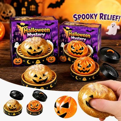 Stress Toy Halloween Steamed Bun Shape Soft Toy for Adults and Kids