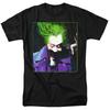 Arkham Asylum Joker Unisex T-Shirt Full Size Black Unisex T-Shirt