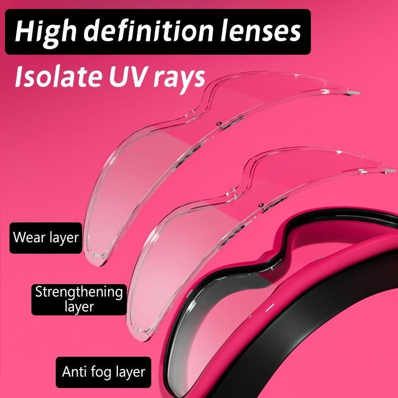 Popular Online Waterproof And Anti Fog Large Frame Professional Diving Goggles, Adult Swimming Goggles