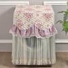 Lace Embroidered Toilet Washing Machine Cover Home Decoration Toilet Cover Detachable Machine Cover  Washing Machine Cabinet