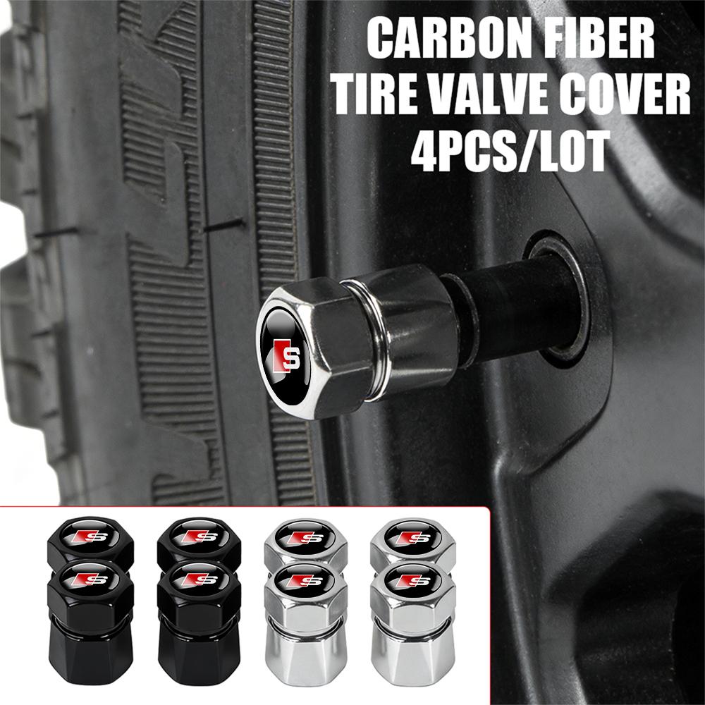 Car Wheel Tire Valve Caps Diamond Stem Cover Styling Accessories For 0vhzk SLINE TT S3 S6 8P 8L QUTTRO A6 A7 C7 C8 Q3 Q5 C5 Q7 RS vhzk0