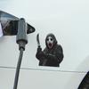 Halloween Horror Mask Male Car Sticker Festive Atmosphere Decoration Car Sticker