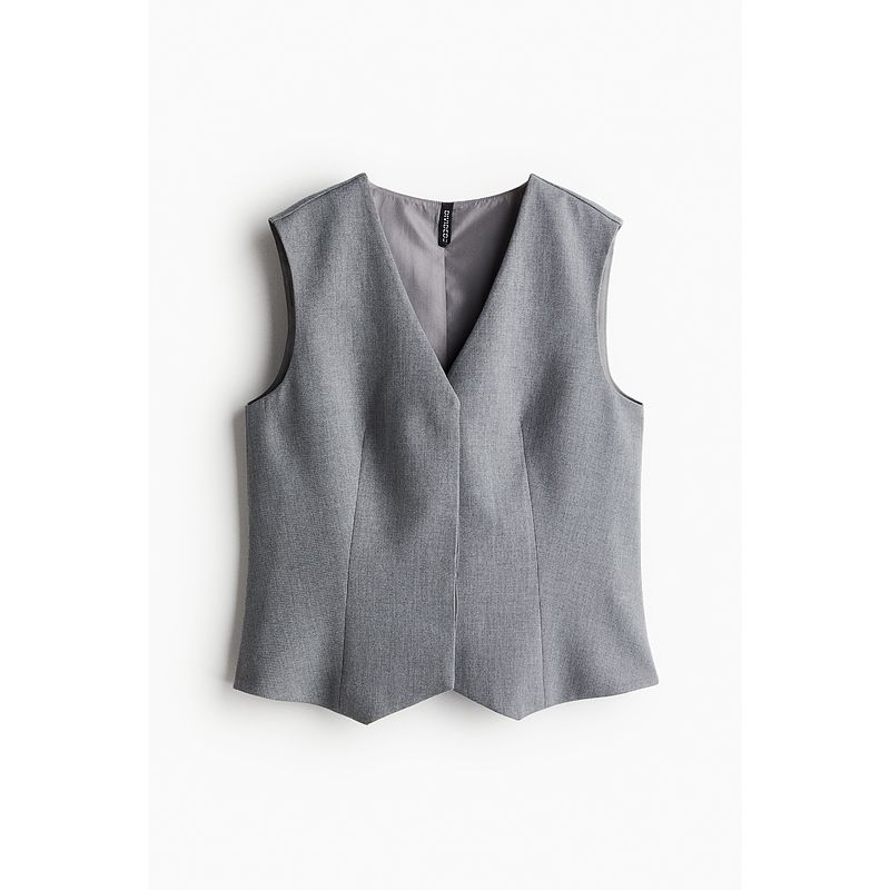 

HM Женский жилет Летний Формальный Простой Стиль Костюм Повседневный Модный Жилет Жилет 1225488 Gray 165/96