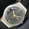 JAPAN VINTAGE CITIZEN AUTOMATIC 8200 MENS BLACK COLOR DIAL WATCH A702743-1 R210-a702743