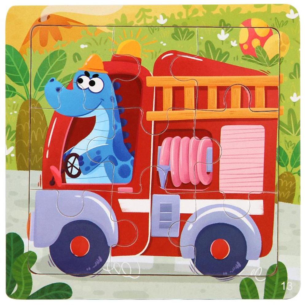 Montessori Wooden Children Cartoon Animal Pattern Puzzle Toy For Early Childhood Education 2-7 Years Old