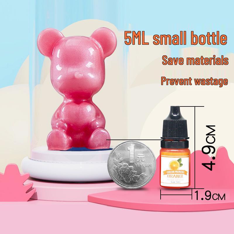 Essenza Colore Resina Epossidica ad Alta Concentrazione Seconda Generazione, 24 Colori, 5ml per Artigianato in Cristallo Fai-da-te