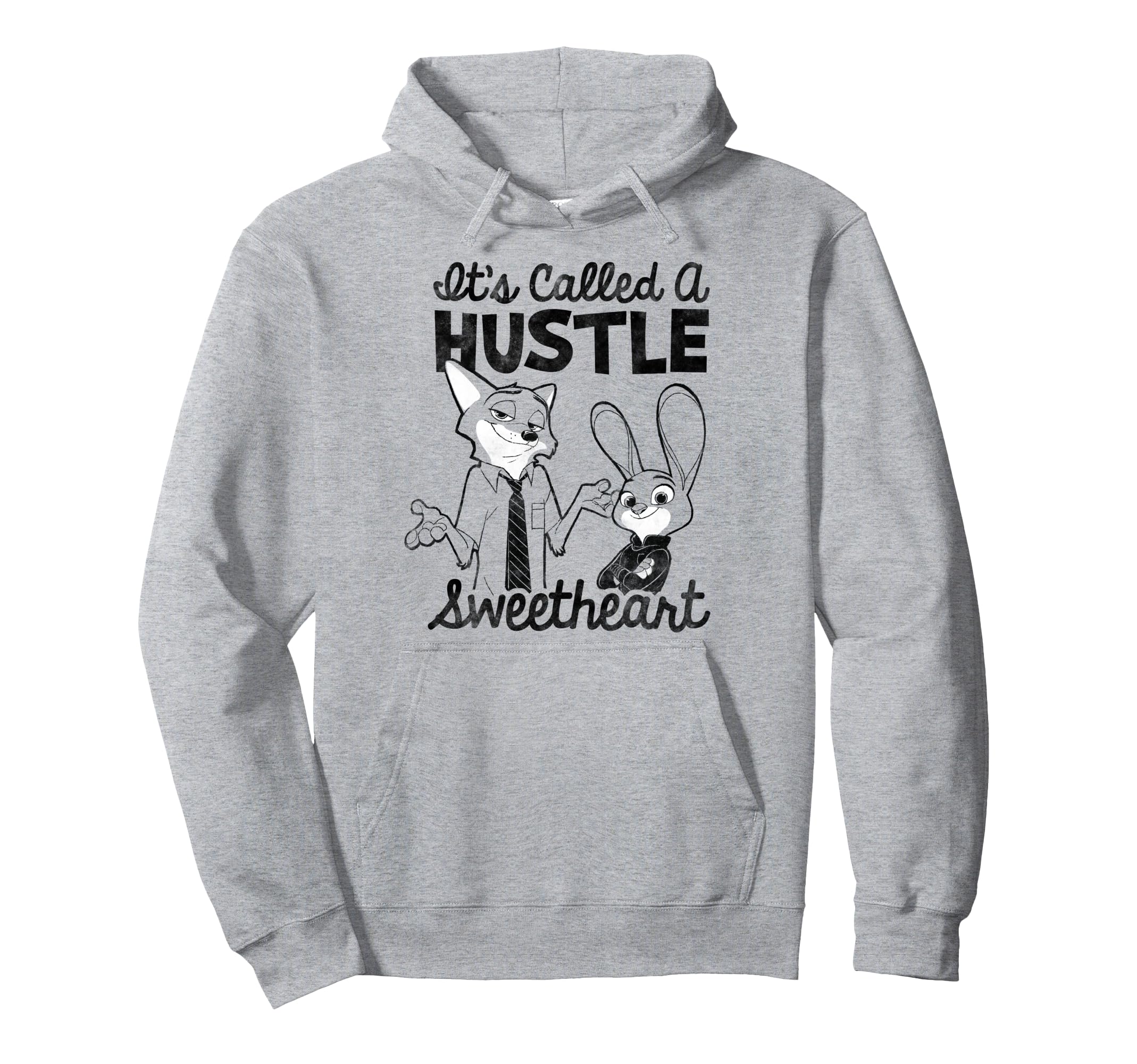 

Disney Zootopia Nick & Judy It s Called a Hustle Sweetheart Hoodie
