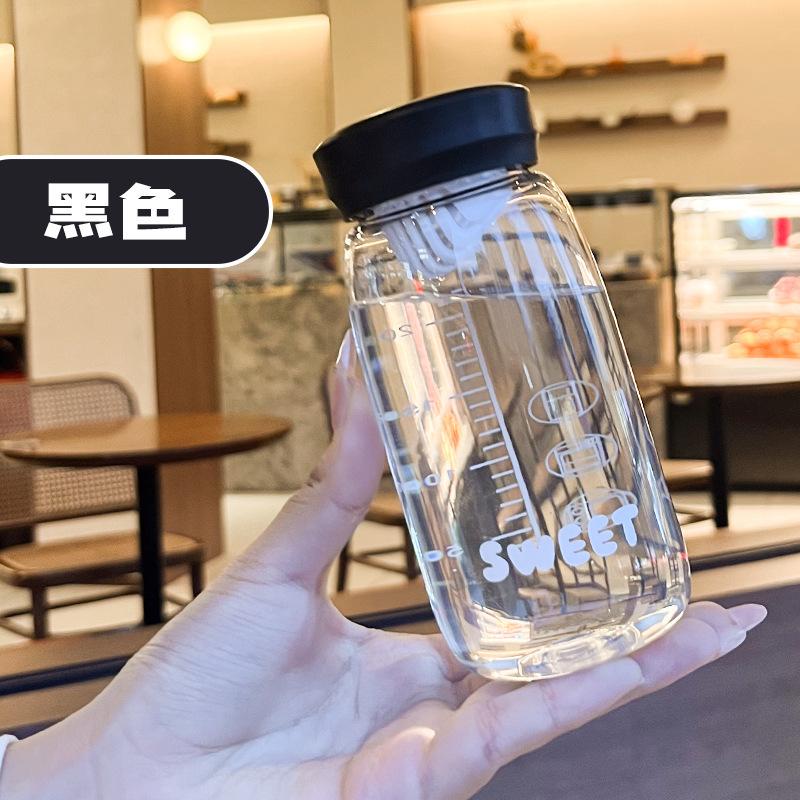 300ML Mini Liten Kapacitet Vattenflaska Bärbar Fickmugg Med Te-sil Återanvändbar Plast Dricksmugg Drop Värmetålig