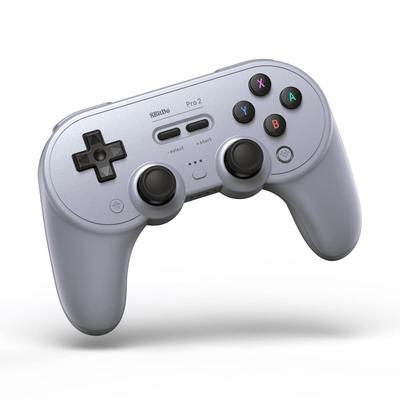 8Bitdo Pro 2 Gamepad (Gray Version) for NS Switch, PC, Android, macOS, Steam Deck, iPhone, iPad, macOS, Apple TV, Respberry Pi