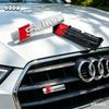 Car Styling Emblem Grill Front Hood Badge Grille Car Body Sticker for S SLine A3 A4 B8 8P 8V B6 A5 A6 C7 Q5 B9 B7 C6 A1 Q7 Q3