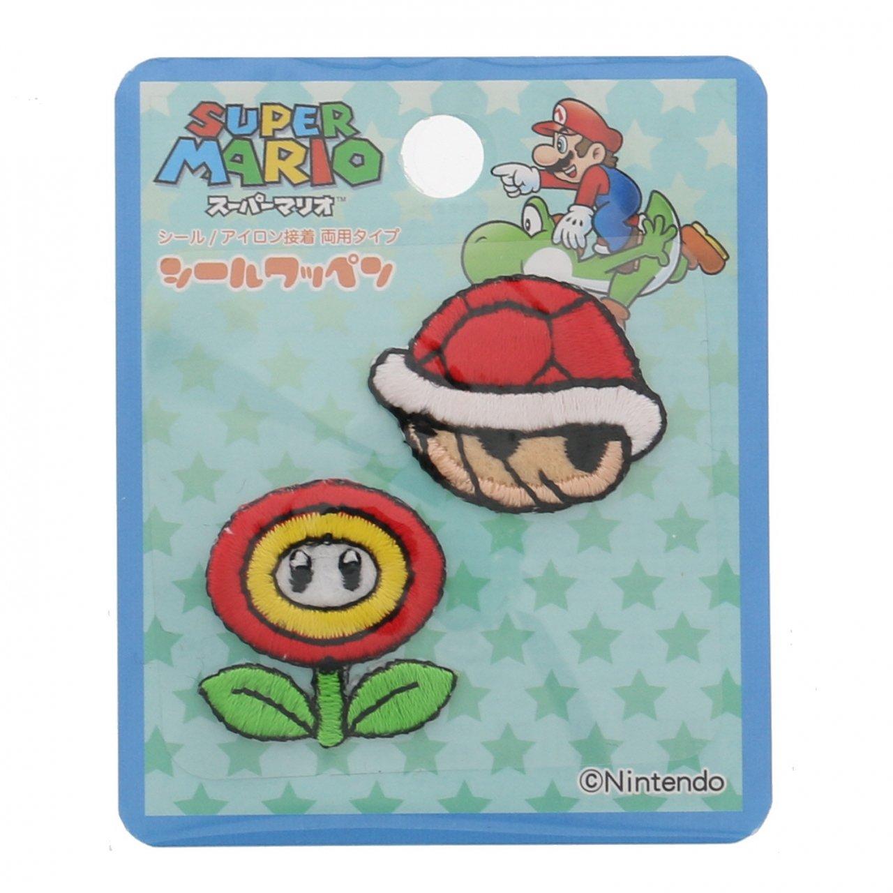 

Наклейка Inagaki Clothing Super Mario, нашивка с красным цветком, двойного назначения, MRS005, наклейка «ракушка/огонь/железо»