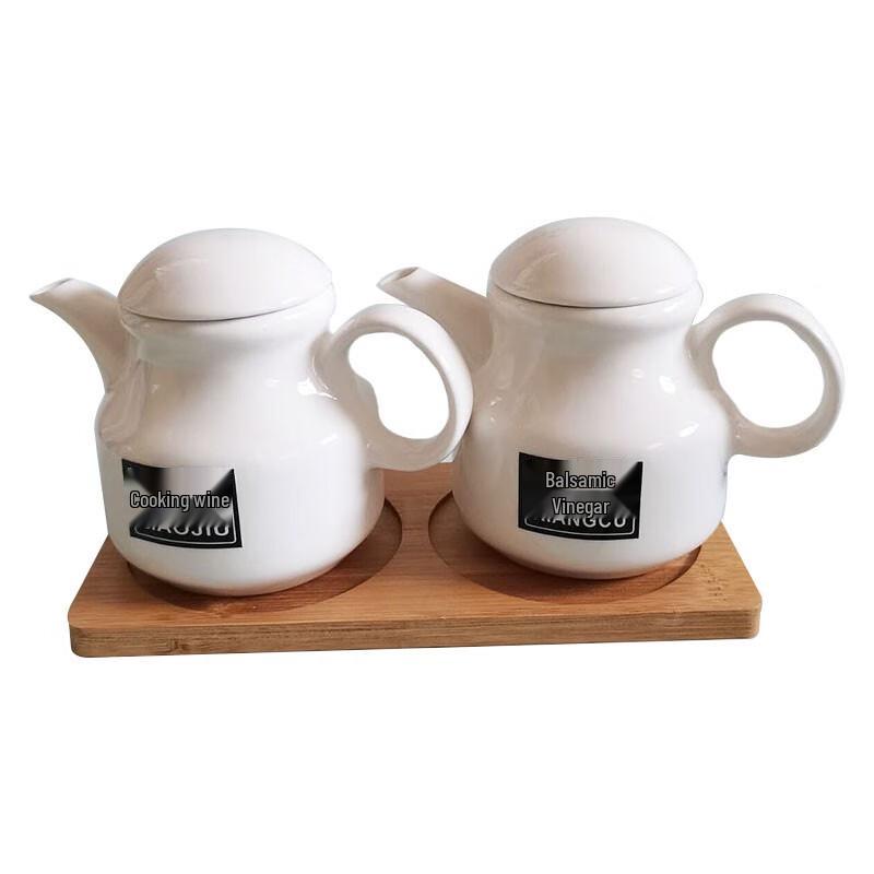 

Solid Color Ceramic Spice Jar Set with Base