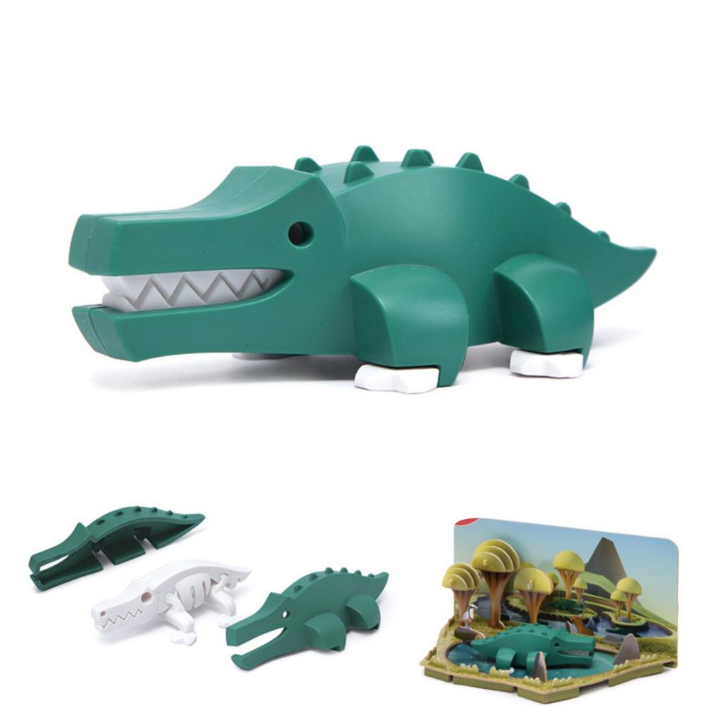 Grassland Series Children's Educational, Brain-stimulating, Hands-, Magnetic Assembly Building Block Toy Model