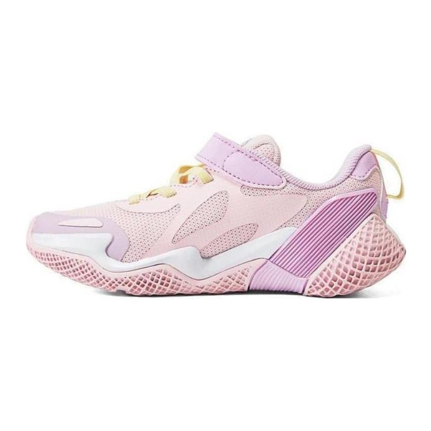 Adidas 4Uture Rnr El K Dual Color Shoelaces Lightweight Non-Slip Durable Low-Top Kids Running Shoes Kids Running Shoes Pink HP3068