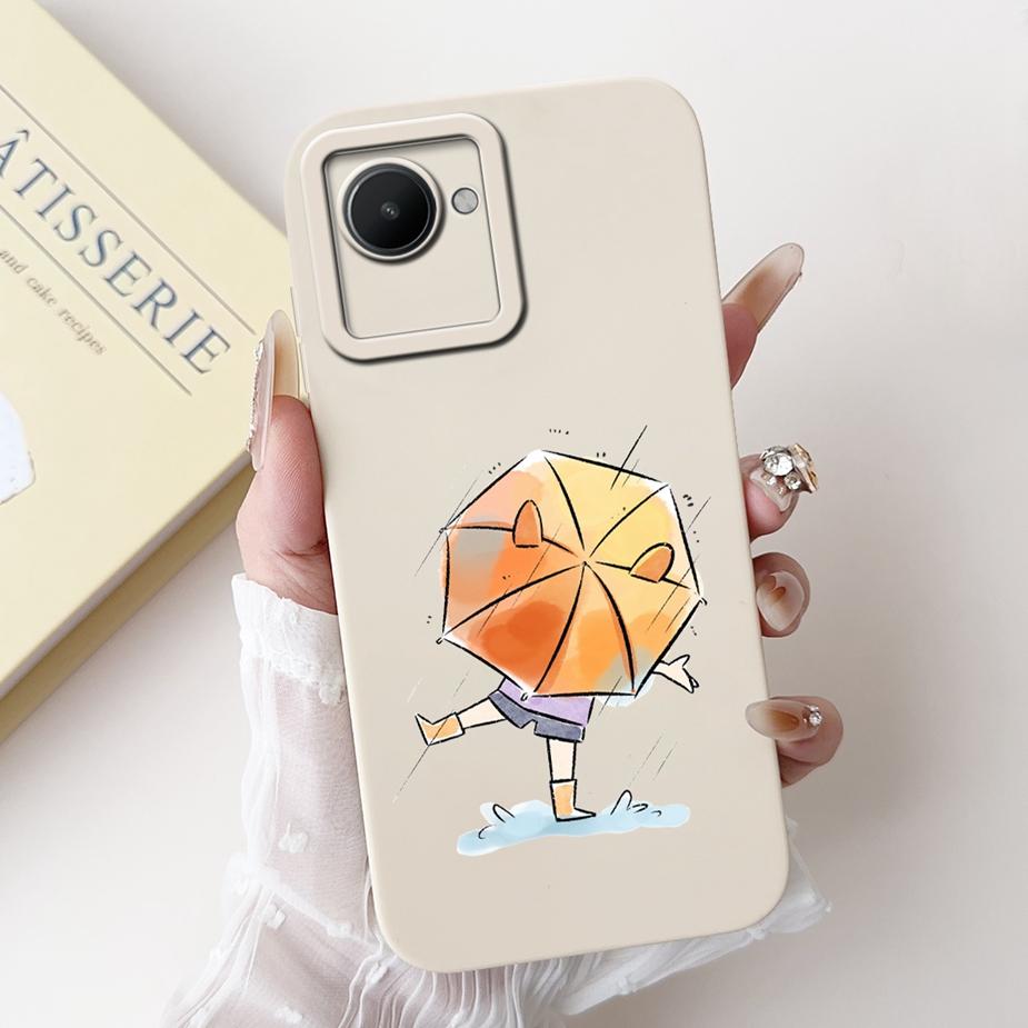 For Realme C30 Case Realme C30s RMX3690 Cute Fashion Cartoon Cover Soft Silicone Phone Case For Realme C30 C30s RealmeC30 Bumper