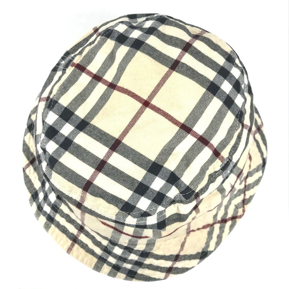 BURBERRY 8075650 check hat hat bucket hat bob hat hat cotton Beige