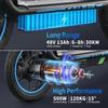 Elektrická kolobežka TWOFISH M5-Elite s košíkom 14" pneumatika 500W motor 48V13Ah batéria Max. rýchlosť 40km/h Max. dojazd 30km Čierna
