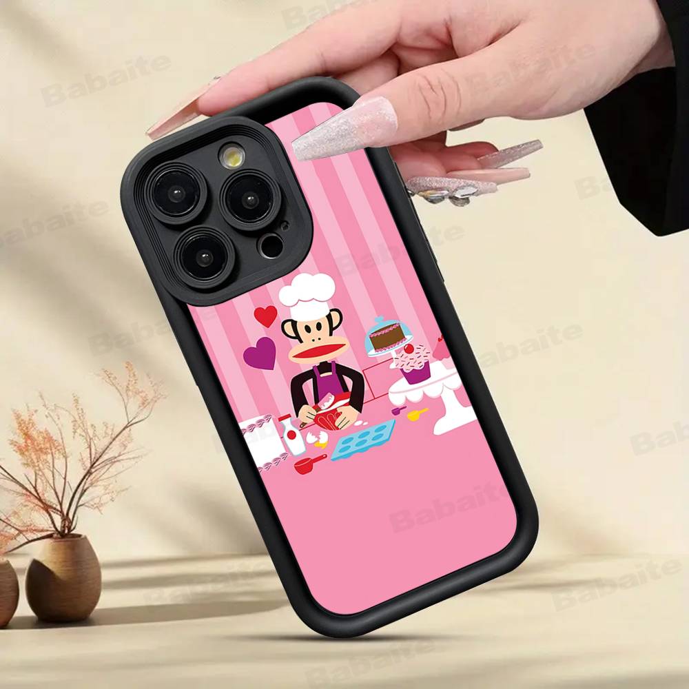 Fashion Logo P-Paul F-Frank Phone Case For IPhone 17 16 15 14 Plus 13 12 11 Pro Max Silicone Cover