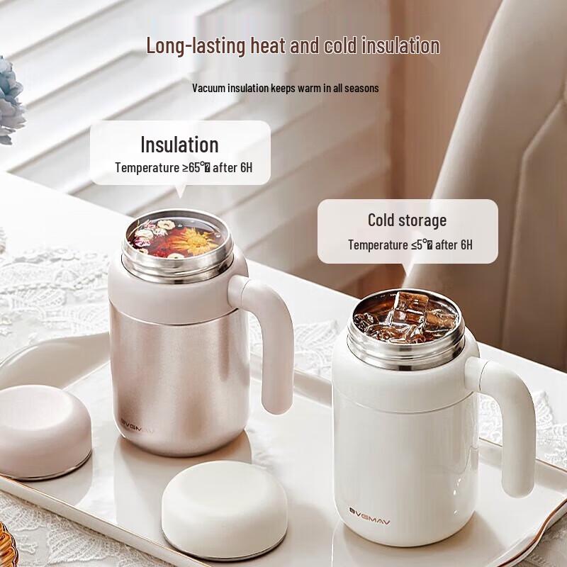 Baoweima 316 Stainless Steel Tea Infuser Thermos, 520ml