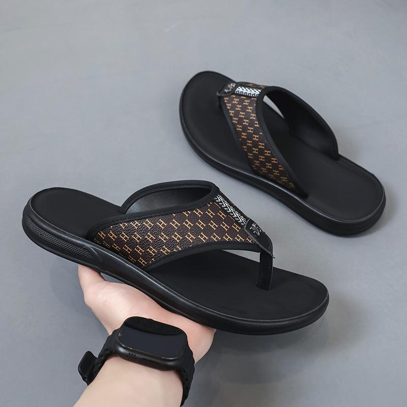 

Шлепанцы летние дезодорирующие нескользящие спортивные пляжные туфли сандалии мужские мягкие во вьетнамском стиле 802-K 38 чёрный