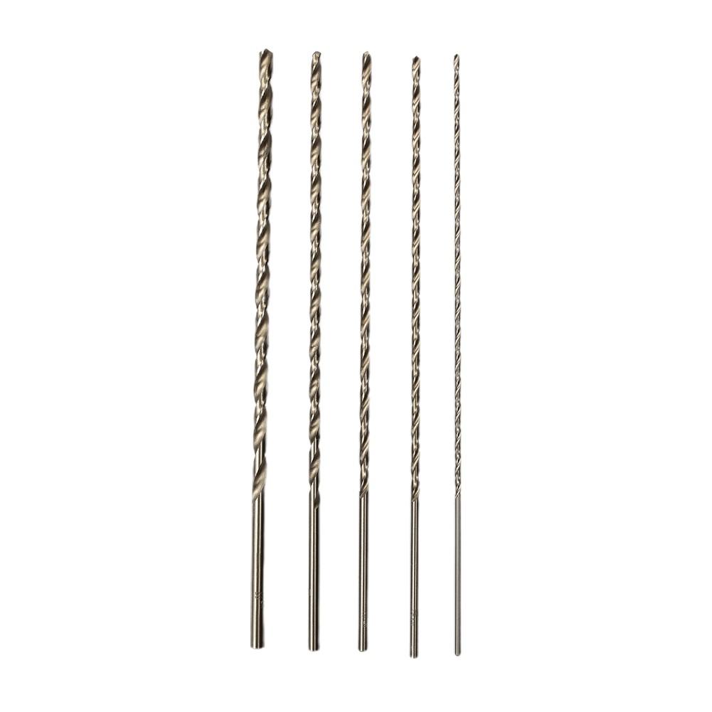 5pcs Drill Bits Set Metal Drilling Straight Shank 2/3/3.5/4/5mm