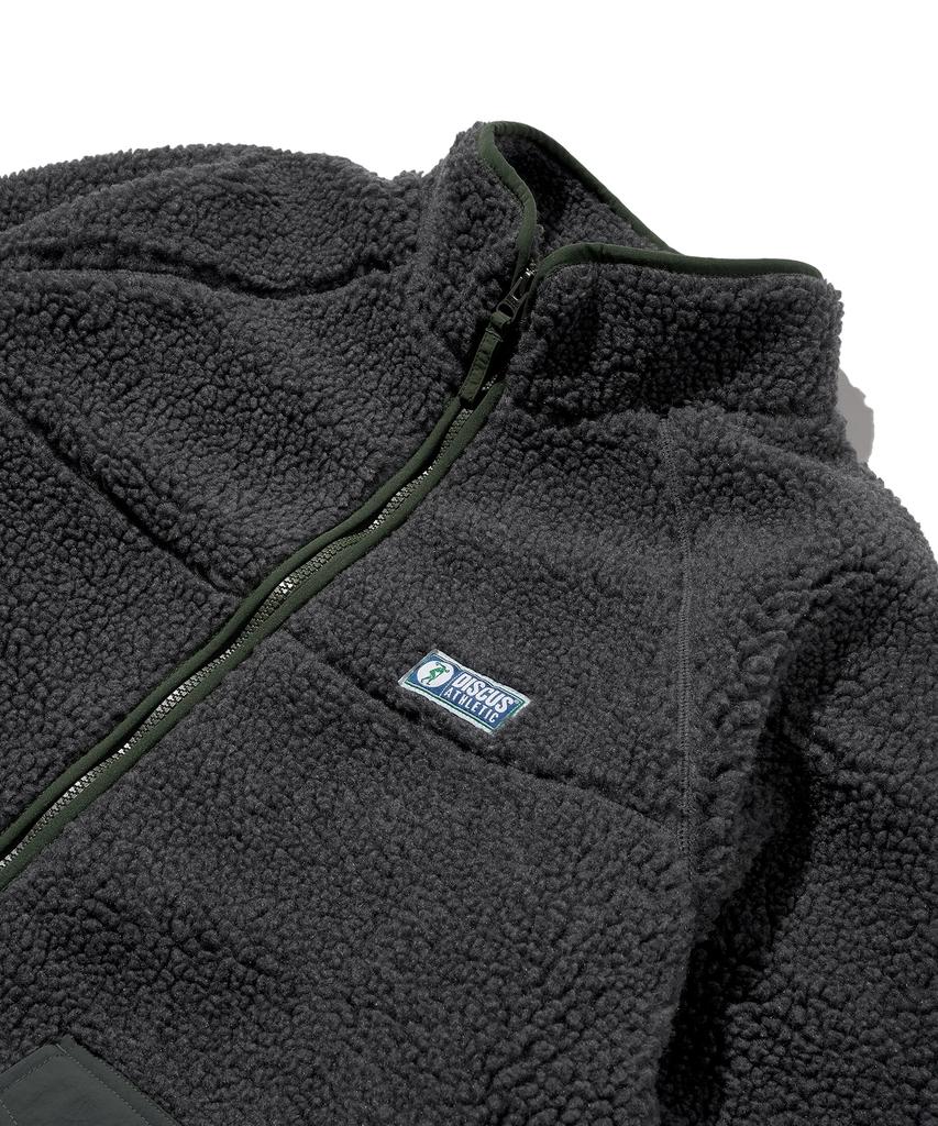 Discus Athletic [3Colors] Logo Sherpa Jacket