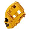 ZETT Youth Softball Ground True Yellow x Oak Size S heights BJG762620 Glove, Hero, All-Around, Right-Handed Throw, Brown, (For 120-135cm),