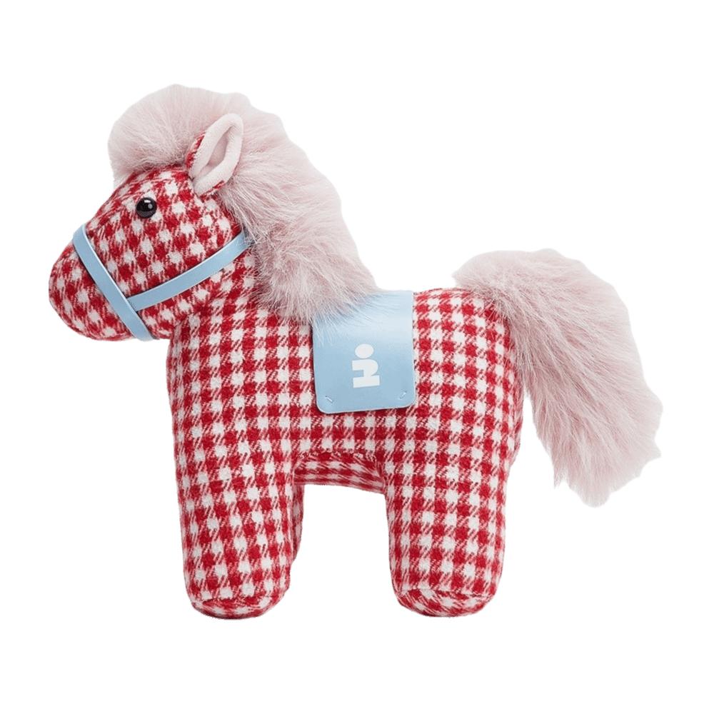 

Stuffed Design Lucky Year Horse Plush Bag Charm Chinese Zodiac Horse Stuffed Charm Zodiac Lovers S червоний