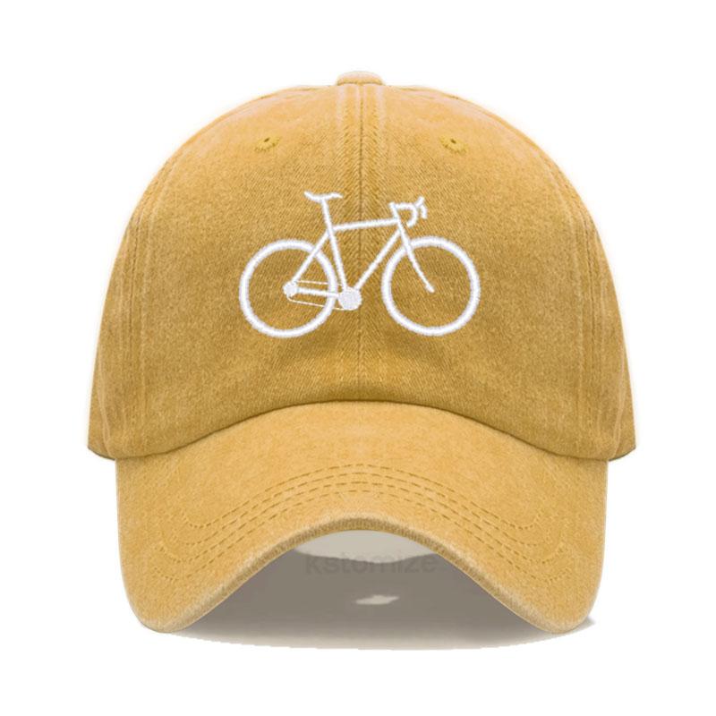 Soft Cotton Baseball Cap for Women Men Adjustable Fashion Bicycle Embroidered Dad Hat Unisex Classic Golf Caps