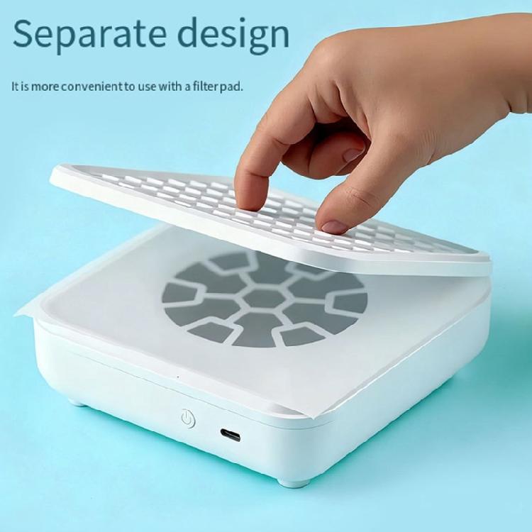 Advanced Mini Nail Dust Collector 4100RPM USB Power New Nail Cleaner for Professional Technicians