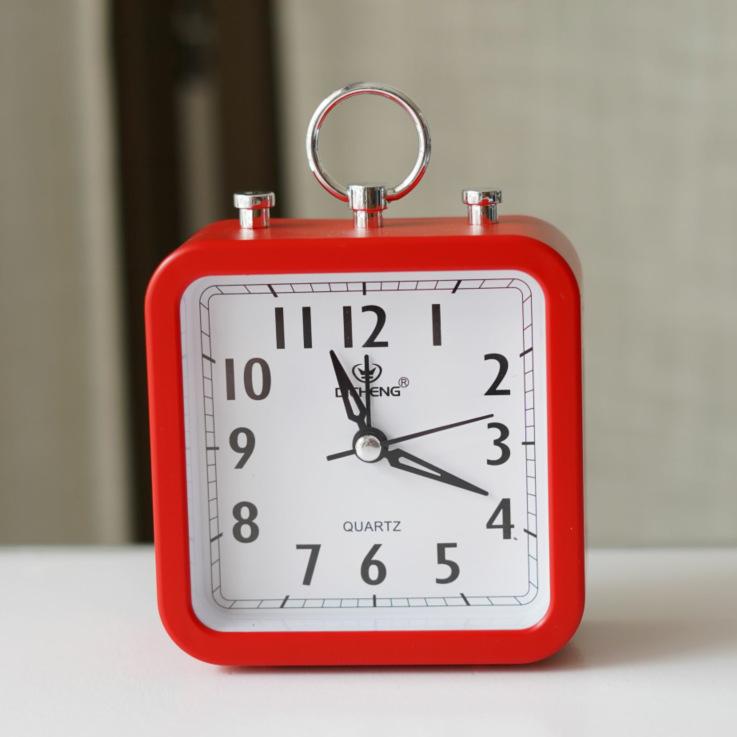 Creative Mute Cute Alarm Clock Student Simple Dormitory Desktop Bedside Bedroom Clock Children Alarm Clock