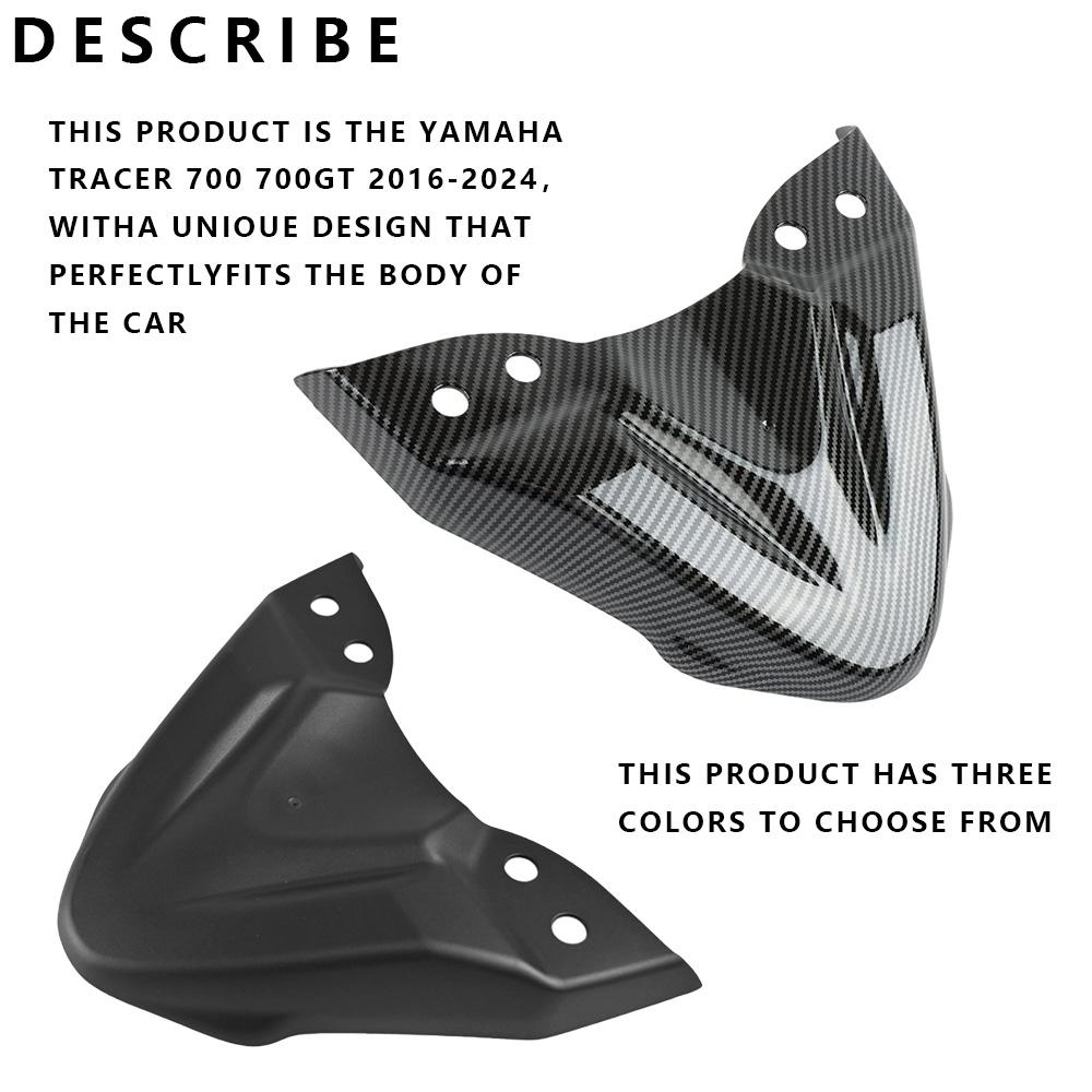 MTKRACING For YAMAHA TRACER 700 /700 GT 2016-2024 Motorcycle Accessorie Front Beak Fairing Extension Wheel Extender Cover