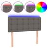 VidaXL LED Headboard Bedroom Furniture Single Bed Accessory Headboard Interior Grey 3121700