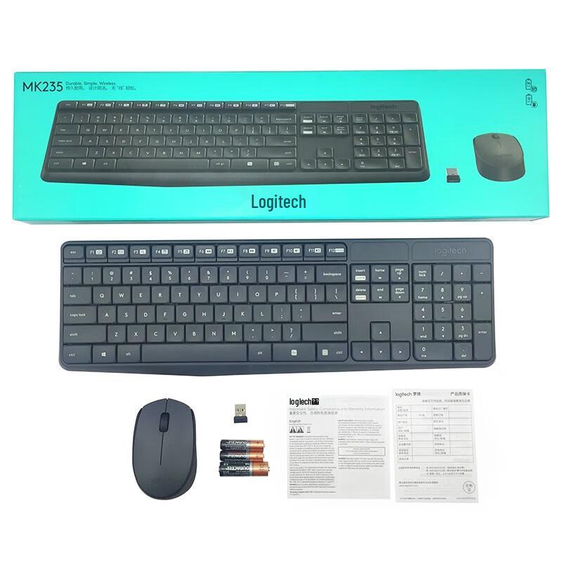 

Logitech MK235 Wireless Keyboard and Mouse Combo